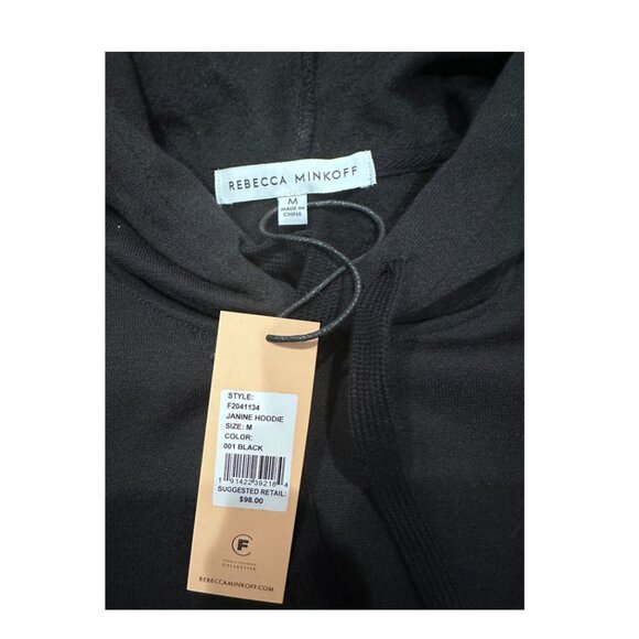 Rebeccal Minkoff Janine Ruched Sleeves Hoodie - Picture 3 of 4